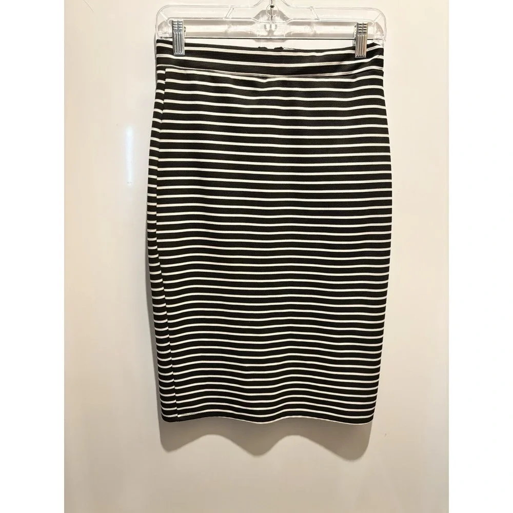 Myth‎ Brand Black & White Striped Skirt Women's Size Medium